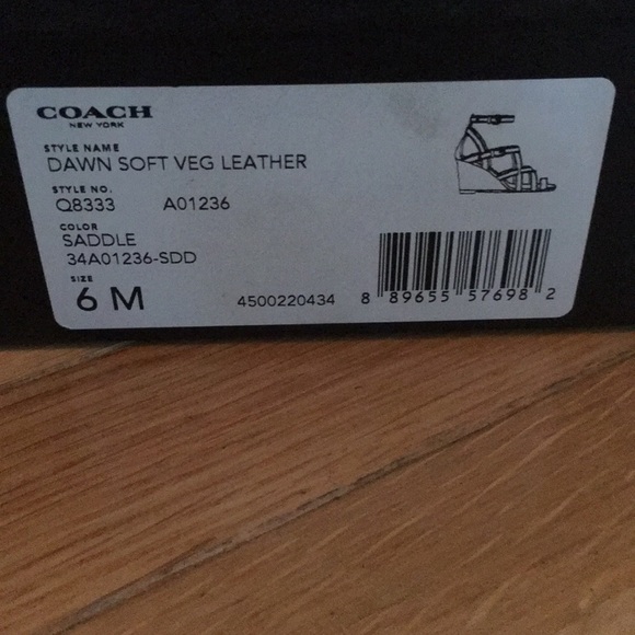 Coach wedge sandals size 6 - Picture 4 of 6